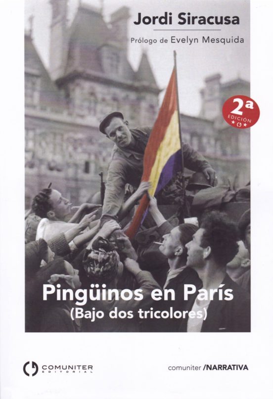 Portada de Pingüinos en París (Bajo dos tricolores)