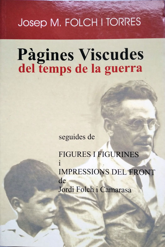 Portada de Págines viscudes del temps de la guerra